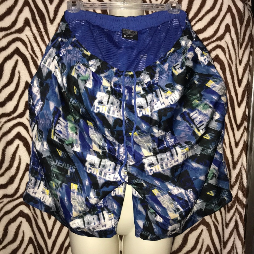 Fubu Men’s swim trunks XL 🍒 Vintage with pockets 💕